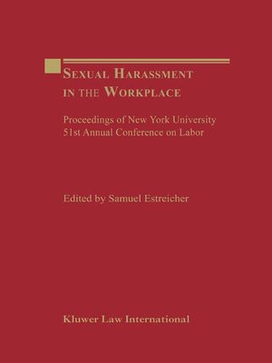 cover image of Sexual Harassment in the Workplace